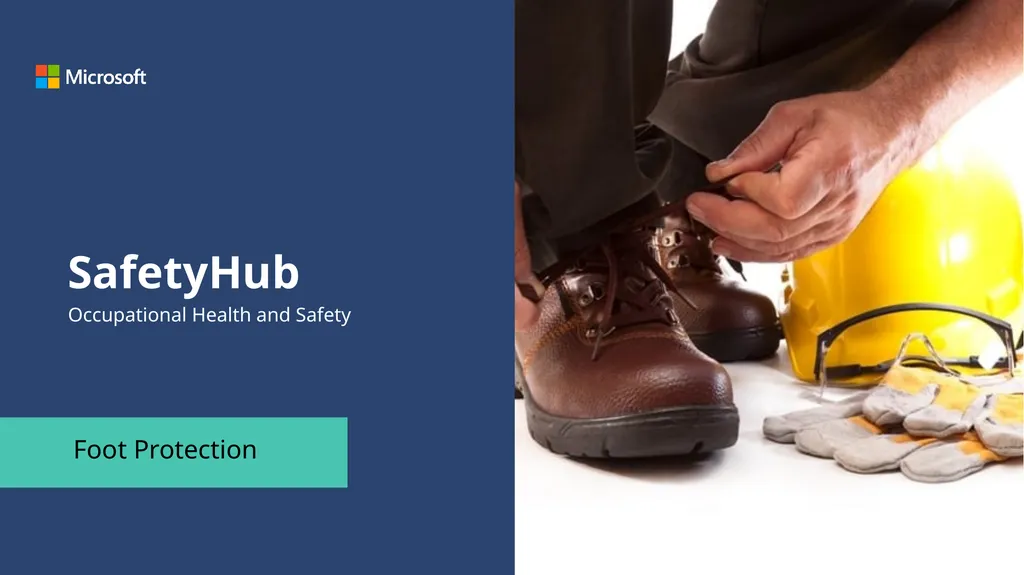 Foot Protection When foot protection is required: - slide 1 of 2