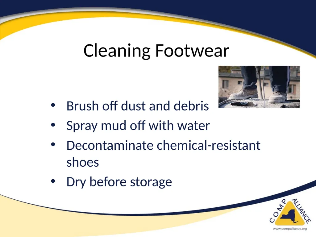 Foot Safety Hazards Foot Hazards Falling objects - slide 7 of 9