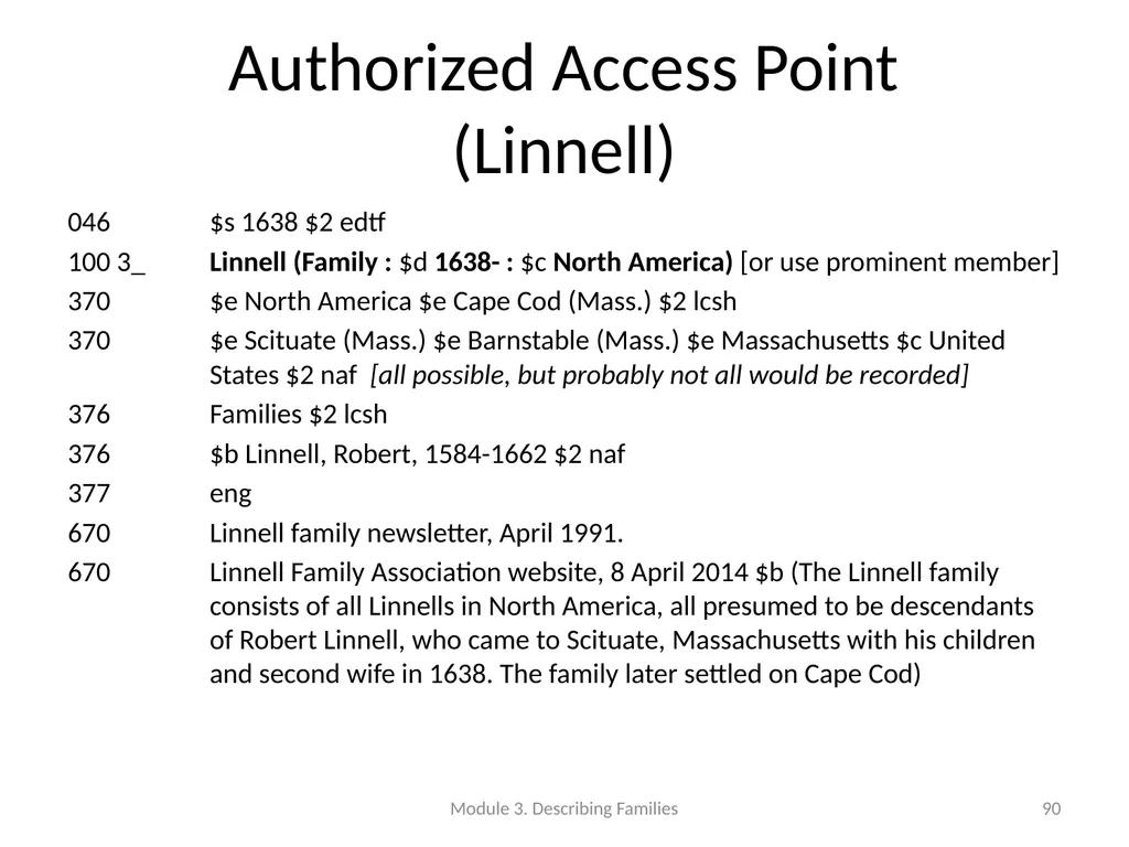 Describing Families Module 3 Module 3. Describing - slide 90 of 103