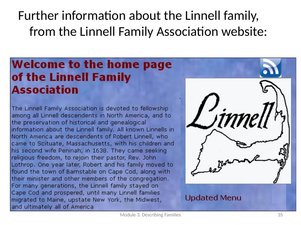 Describing Families Module 3 Module 3. Describing - slide 35 of 103