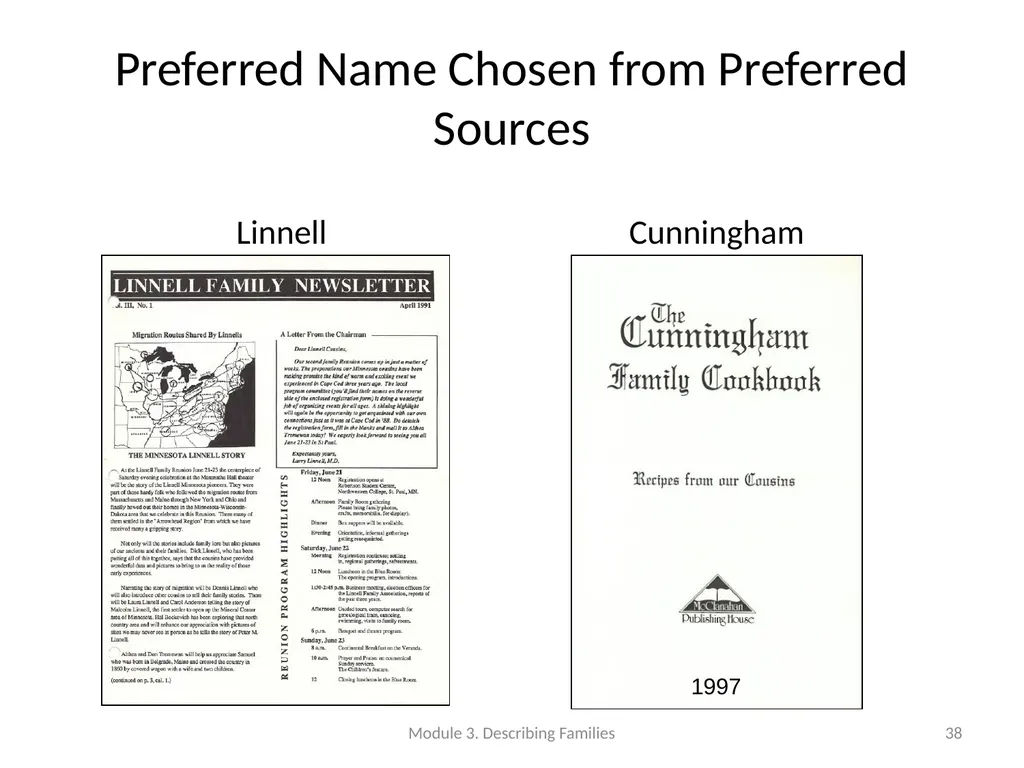 Describing Families Module 3 Module 3. Describing - slide 38 of 103