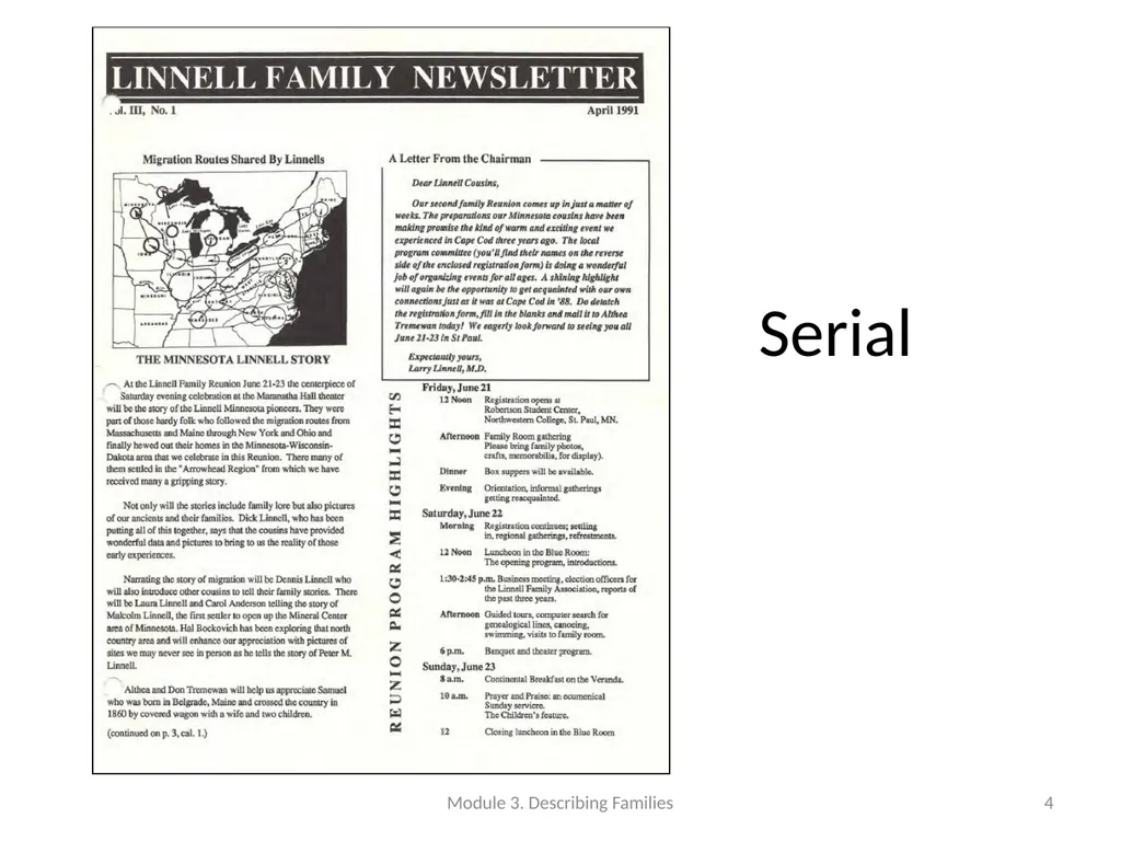 Describing Families Module 3 Module 3. Describing - slide 4 of 103