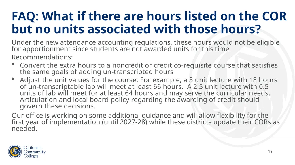 Student Attendance Accounting and Reporting and - slide 18 of 49