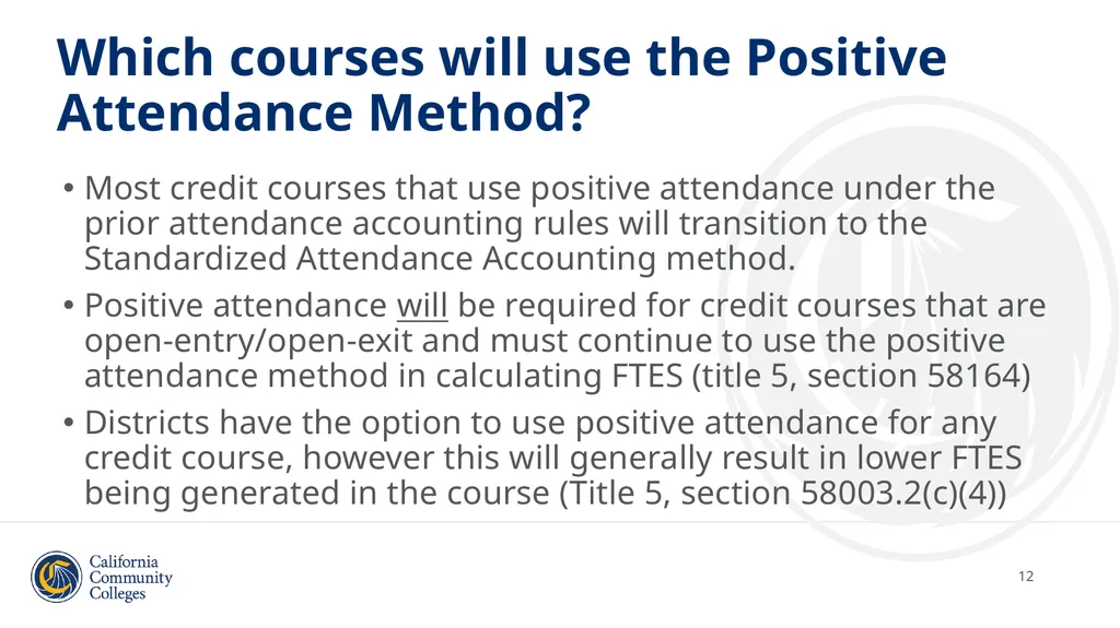 Student Attendance Accounting and Reporting and - slide 12 of 49
