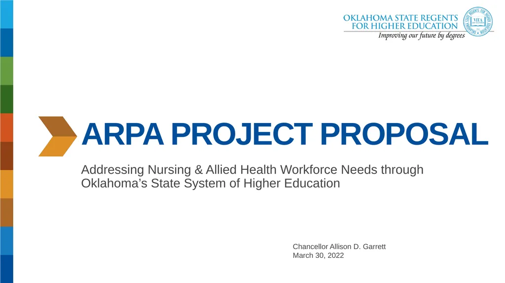 Arpa project proposal Addressing Nursing & Allied - slide 1 of 6