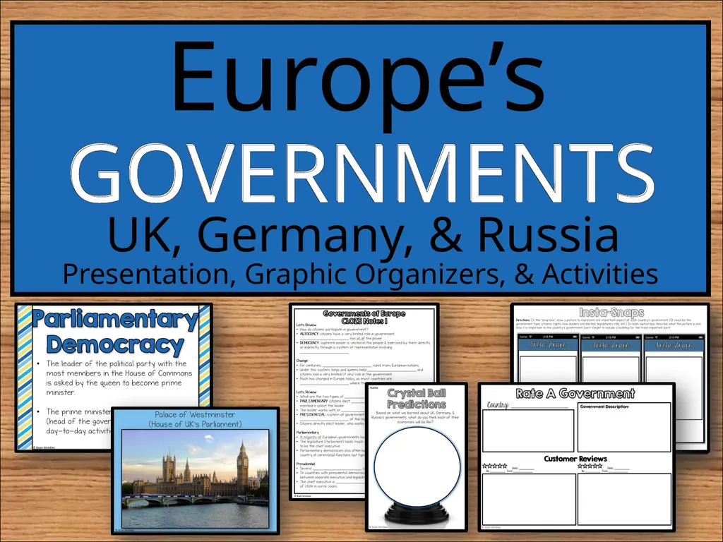 GOVERNMENTS Presentation, Graphic Organizers, & - slide 1 of 88