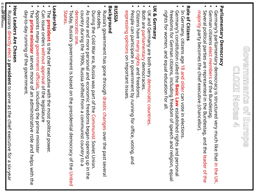 GOVERNMENTS Presentation, Graphic Organizers, & - slide 16 of 88