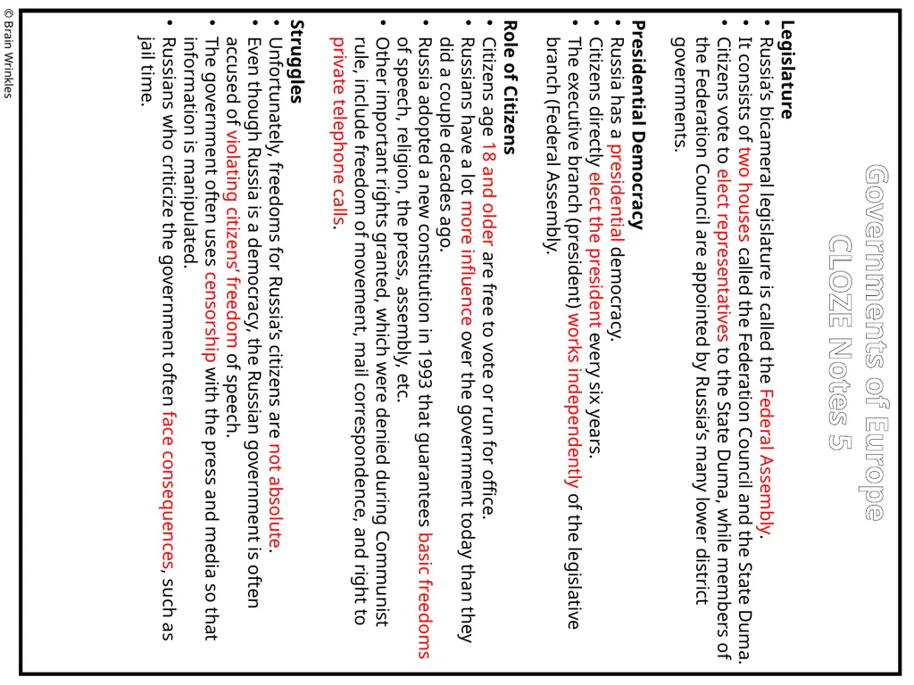 GOVERNMENTS Presentation, Graphic Organizers, & - slide 17 of 88