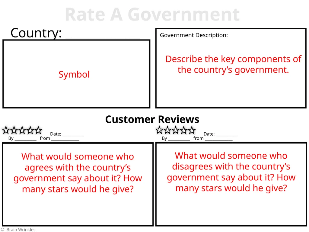 GOVERNMENTS Presentation, Graphic Organizers, & - slide 73 of 88