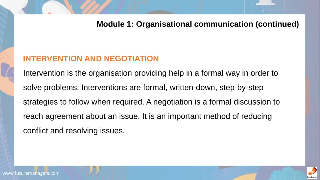 Communication N5 www.futuremanagers.com - slide 11 of 88