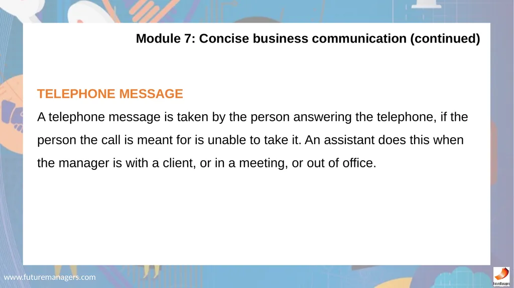 Communication N5 www.futuremanagers.com - slide 50 of 88