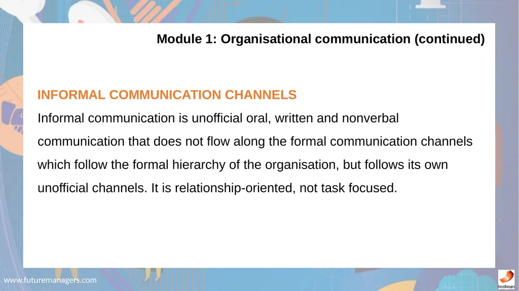 Communication N5 www.futuremanagers.com - slide 8 of 88