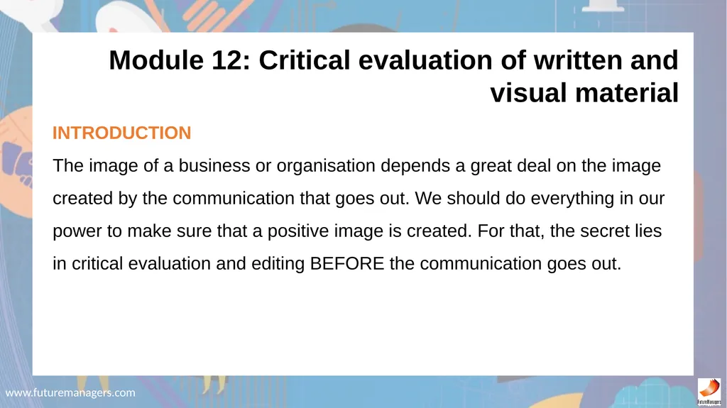 Communication N5 www.futuremanagers.com - slide 80 of 88