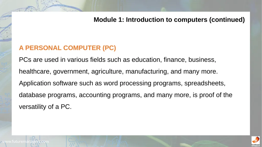 Computer Practice: Farming N5 - slide 4 of 13