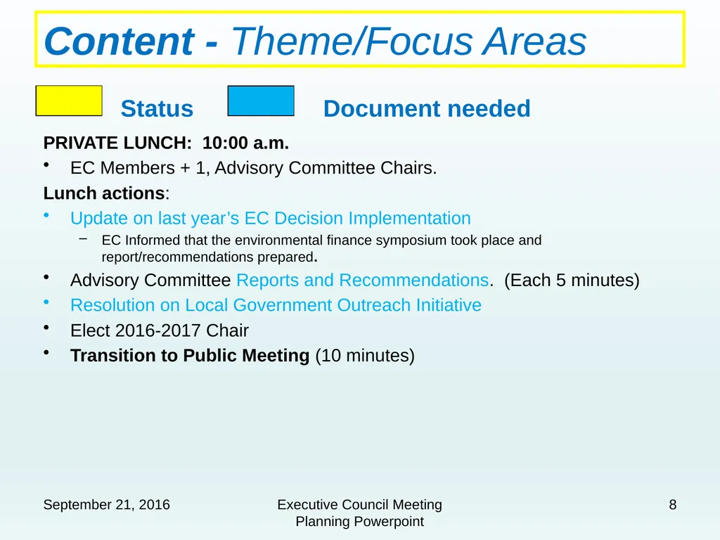 1 2016 Chesapeake Executive Council Planning Team - slide 8 of 23