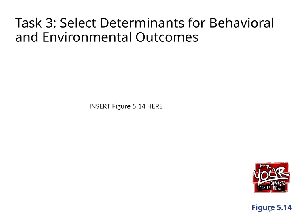 Intervention Mapping Step 2: Program Outcomes and - slide 39 of 45