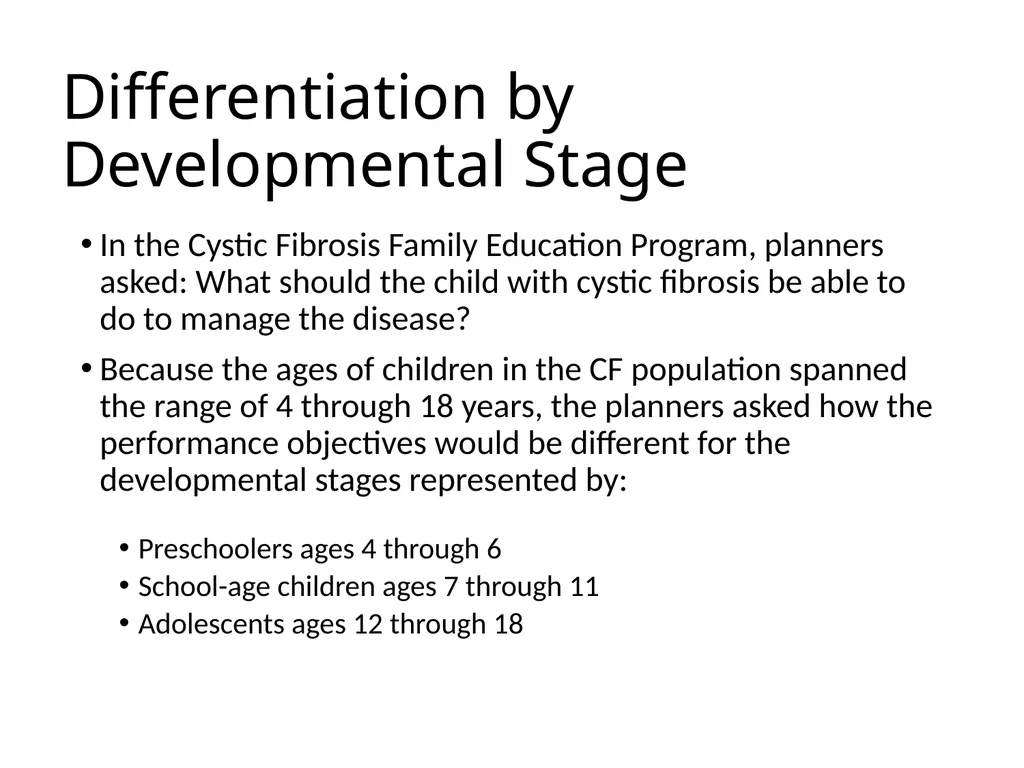 Intervention Mapping Step 2: Program Outcomes and - slide 30 of 45