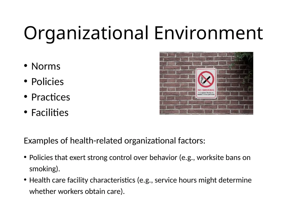 Intervention Mapping Step 2: Program Outcomes and - slide 12 of 45