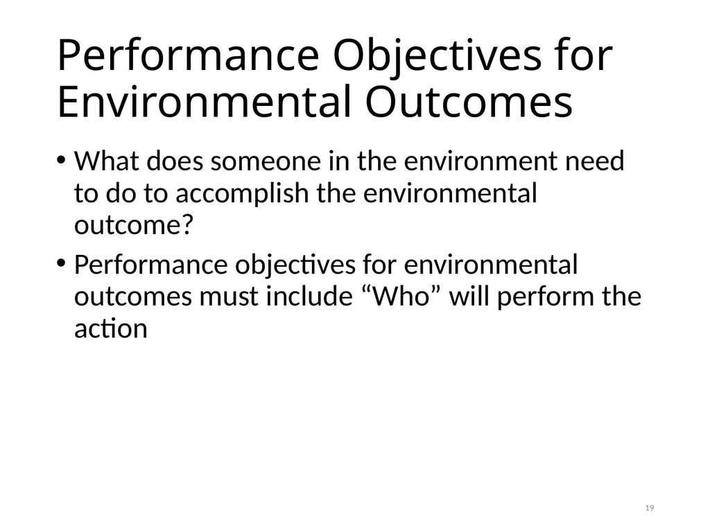 Intervention Mapping Step 2: Program Outcomes and - slide 19 of 45