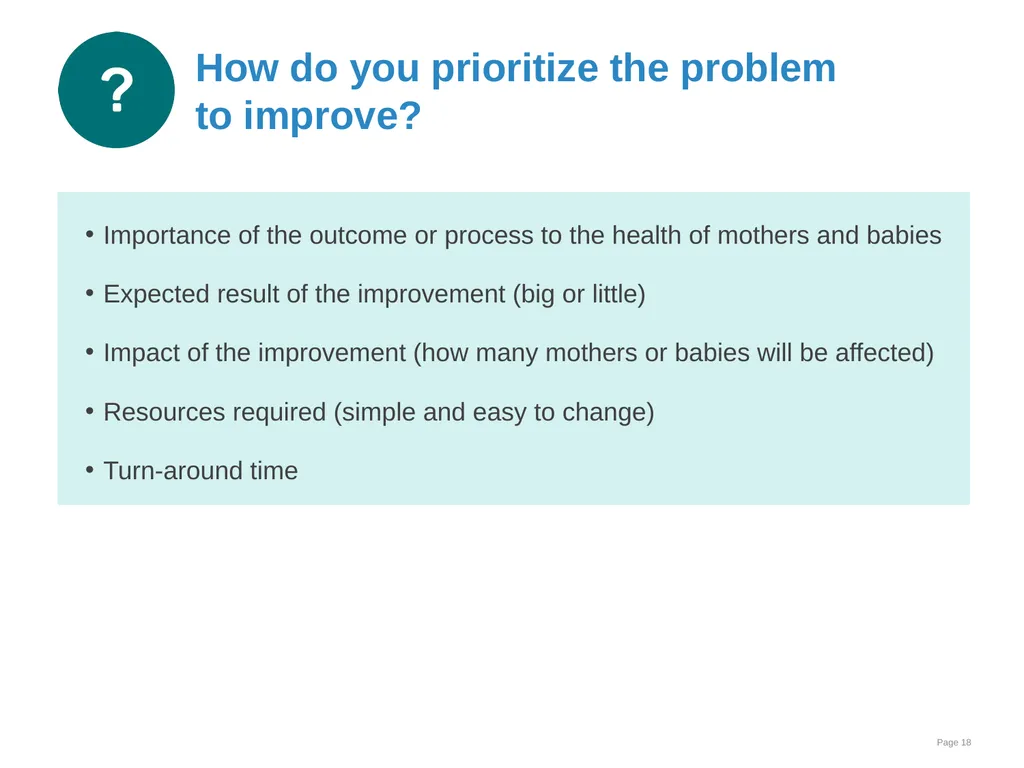 Data collection and use Goal and learning outcomes - slide 18 of 42