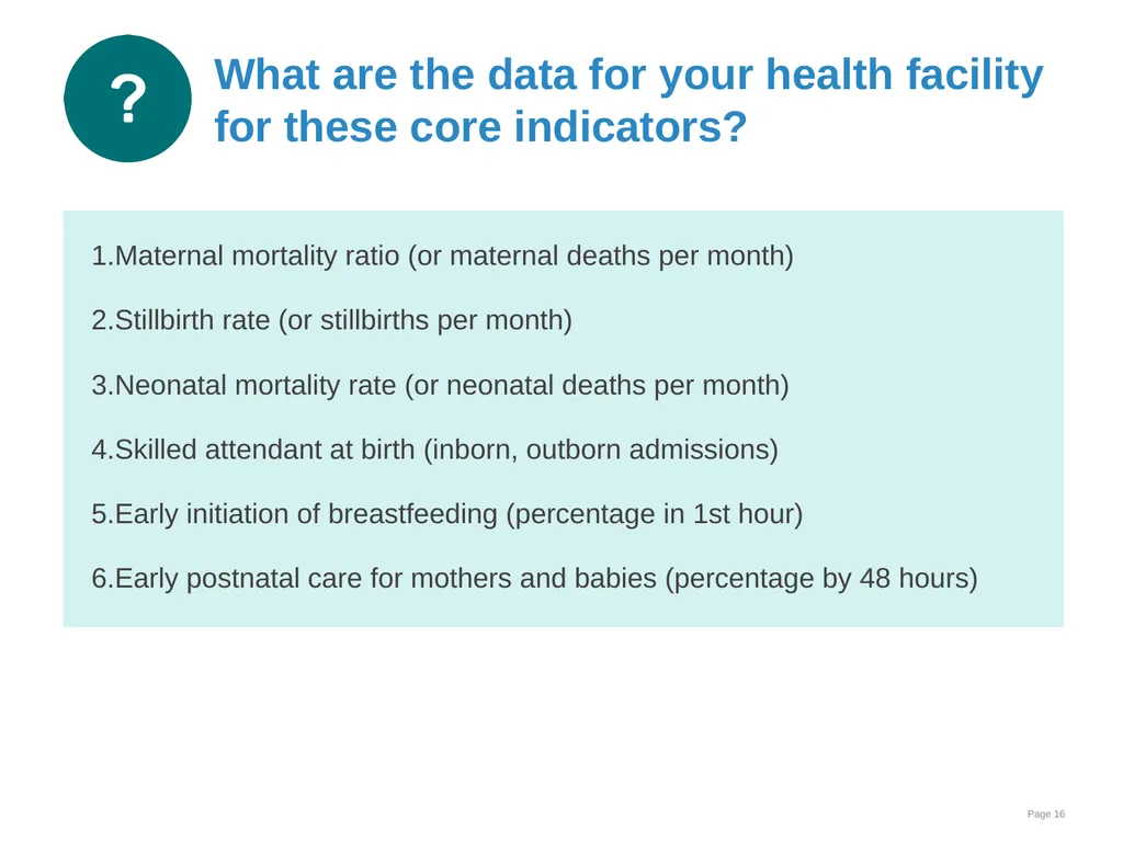 Data collection and use Goal and learning outcomes - slide 16 of 42
