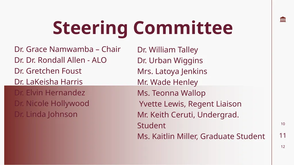 01 02 - UMES Middle States Self-Study Update - slide 17 of 20