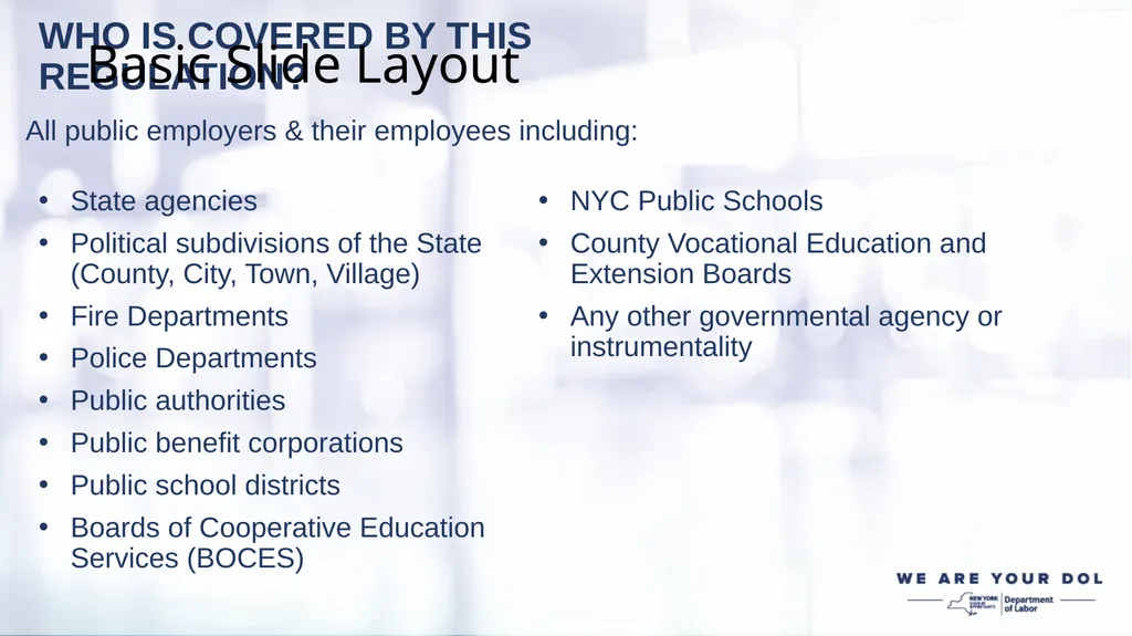 WORKPLACE VIOLENCE PREVENTION REGULATIONS EMPLOYER - slide 2 of 22