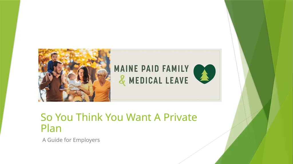 So You Think You Want A Private Plan A Guide - slide 1 of 38