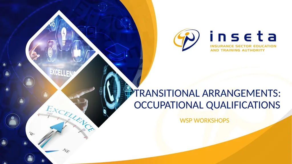 TRANSITIONAL ARRANGEMENTS: OCCUPATIONAL - slide 1 of 12