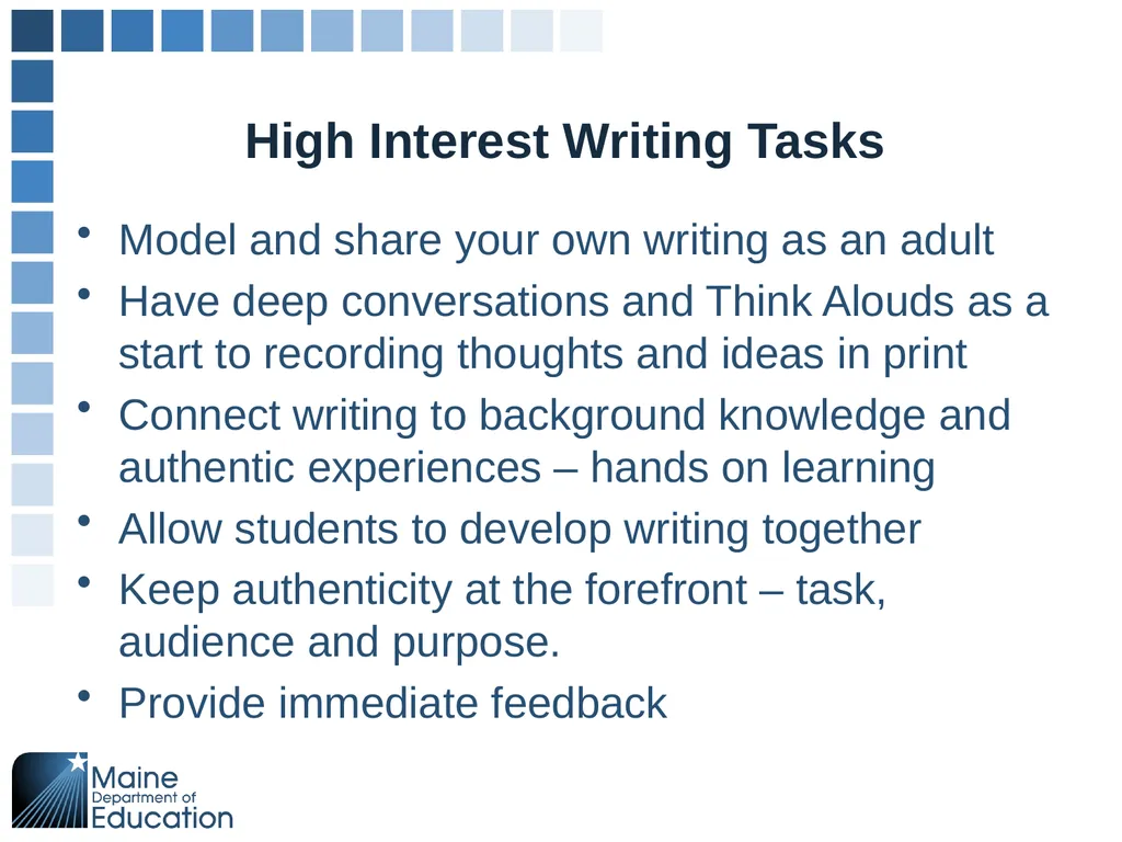 Supporting Elementary Students in Writing May 28, - slide 28 of 30