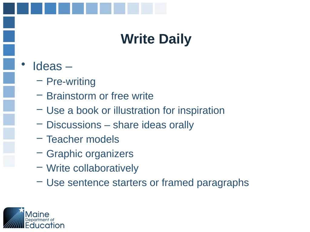 Supporting Elementary Students in Writing May 28, - slide 11 of 30