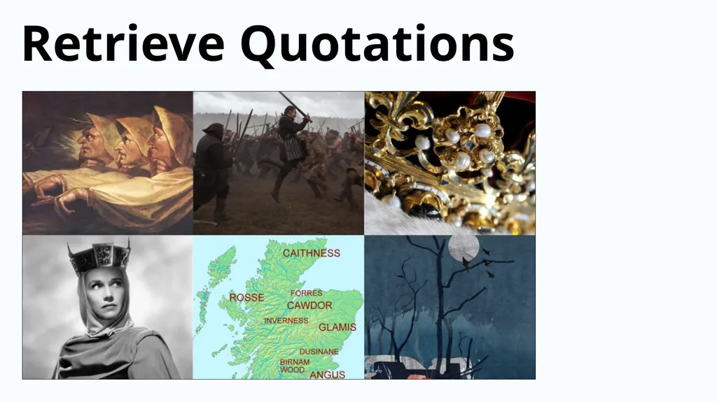 Mixed Starters on Macbeth Write Down What You Know - slide 8 of 17