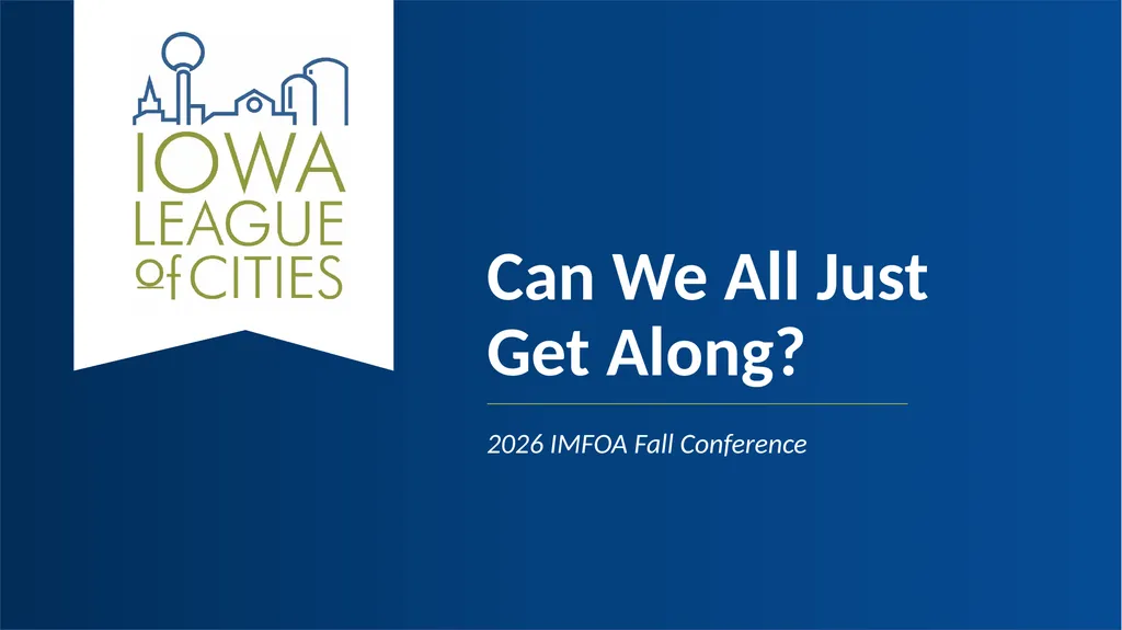 Can We All Just Get Along? 2026 IMFOA Fall - slide 1 of 36