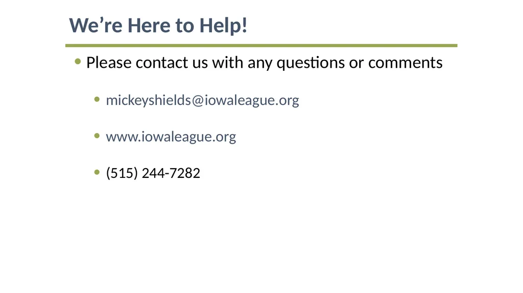 Can We All Just Get Along? 2026 IMFOA Fall - slide 36 of 36