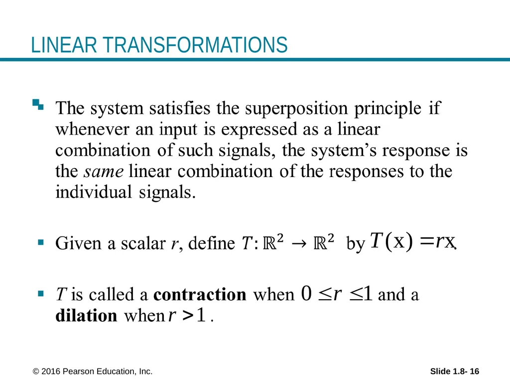 © 2016 Pearson Education, Inc. Linear Equations in - slide 16 of 16