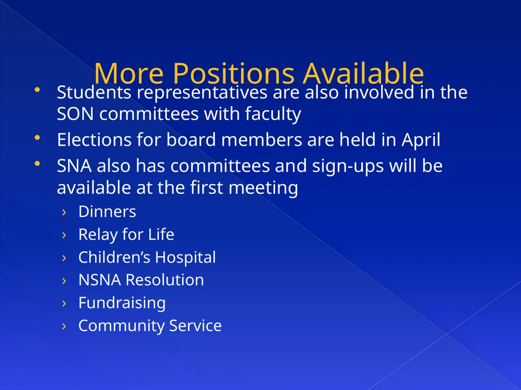 Student Nurses Association August 2015 NSNA - slide 11 of 17