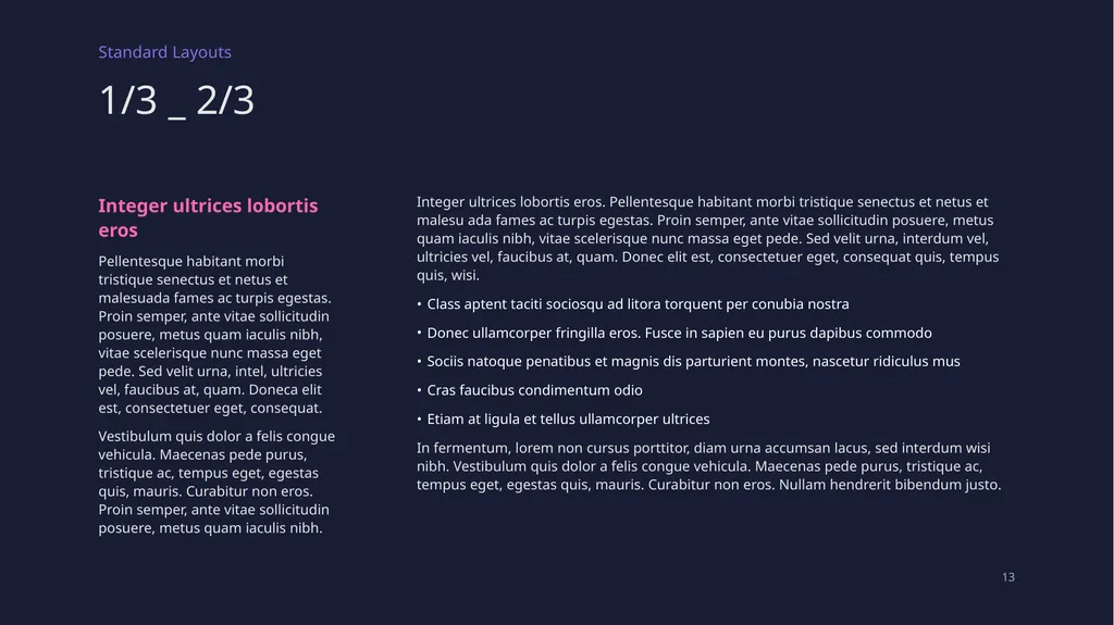 Slidedoc™ Template Theme 3 Photo by Martin Sanchez - slide 13 of 57