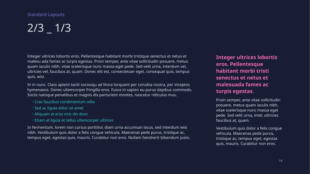 Slidedoc™ Template Theme 3 Photo by Martin Sanchez - slide 14 of 57