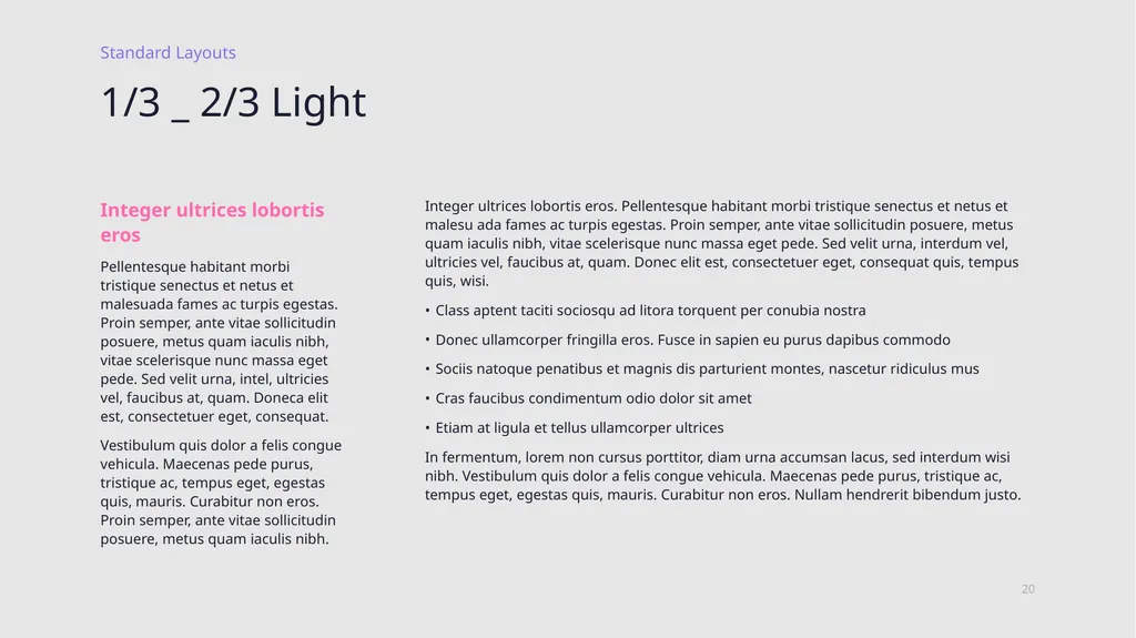 Slidedoc™ Template Theme 3 Photo by Martin Sanchez - slide 20 of 57