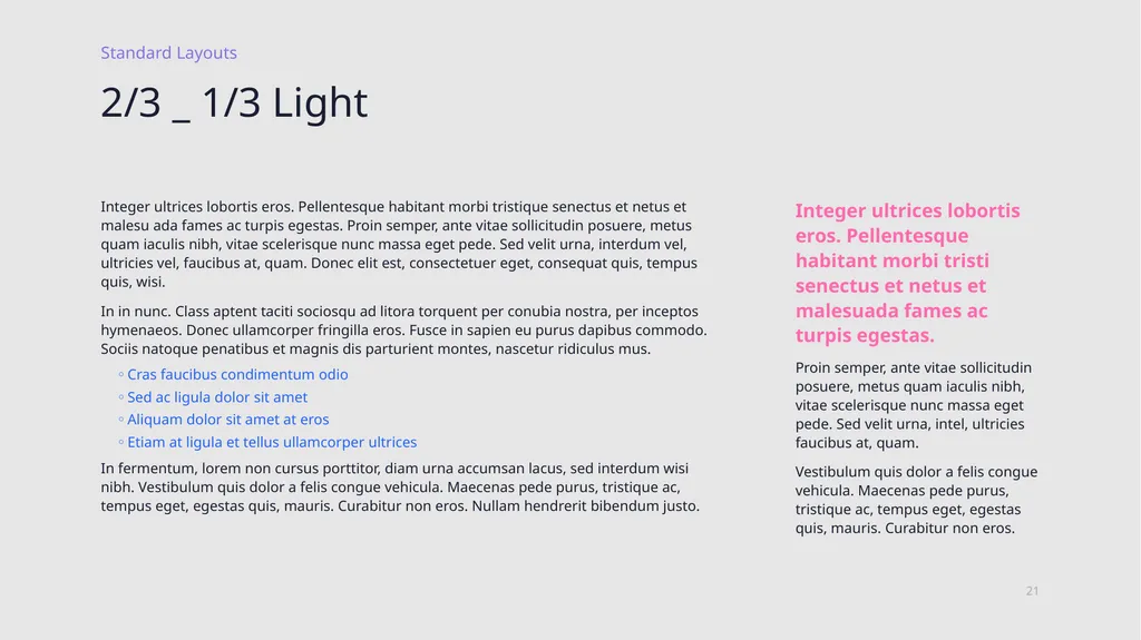 Slidedoc™ Template Theme 3 Photo by Martin Sanchez - slide 21 of 57