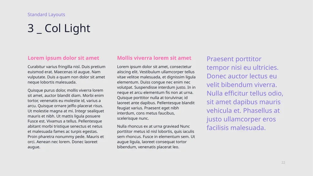 Slidedoc™ Template Theme 3 Photo by Martin Sanchez - slide 22 of 57
