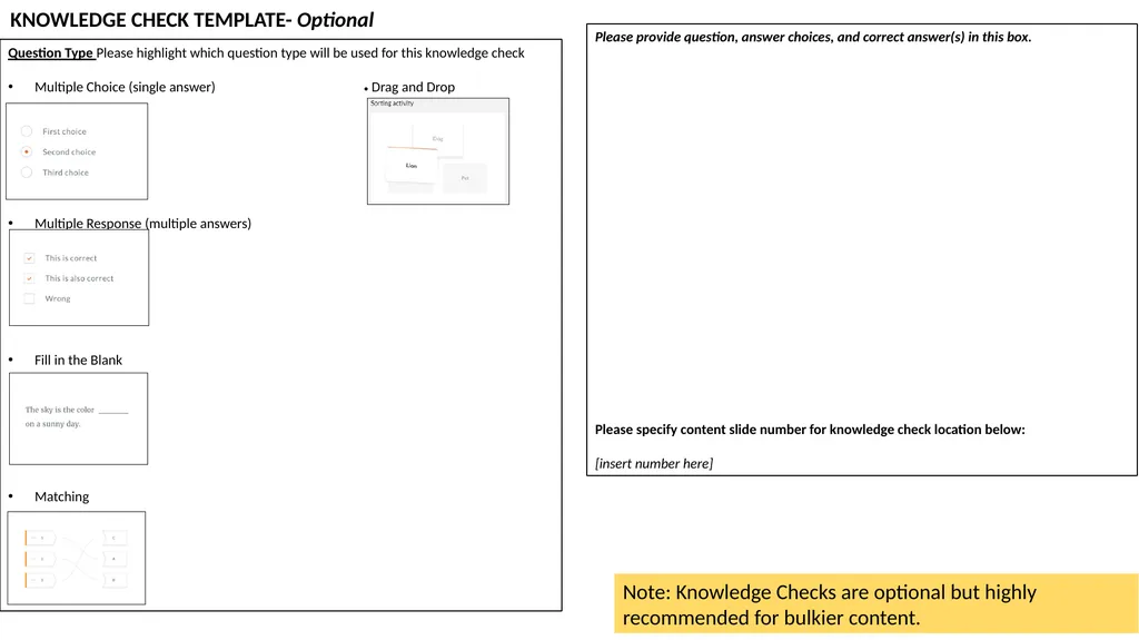 E-Learning Best Practices Template For content - slide 8 of 14