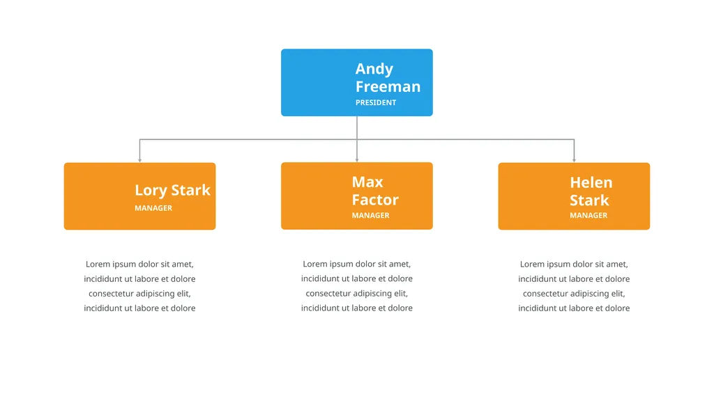 Our Company Structure Write Here Write Here Write - slide 23 of 66