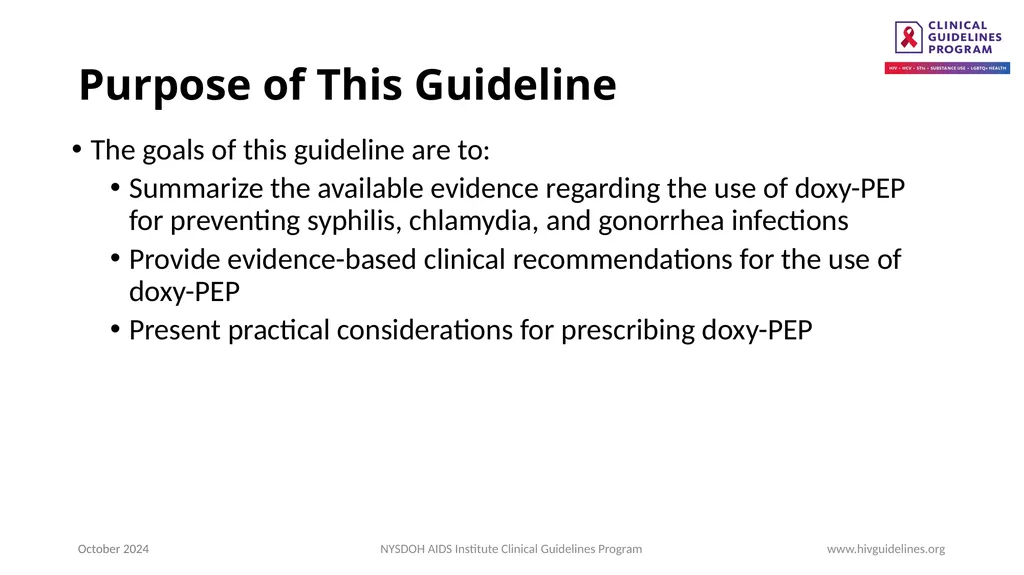 Doxycycline Post-Exposure Prophylaxis to Prevent - slide 2 of 10