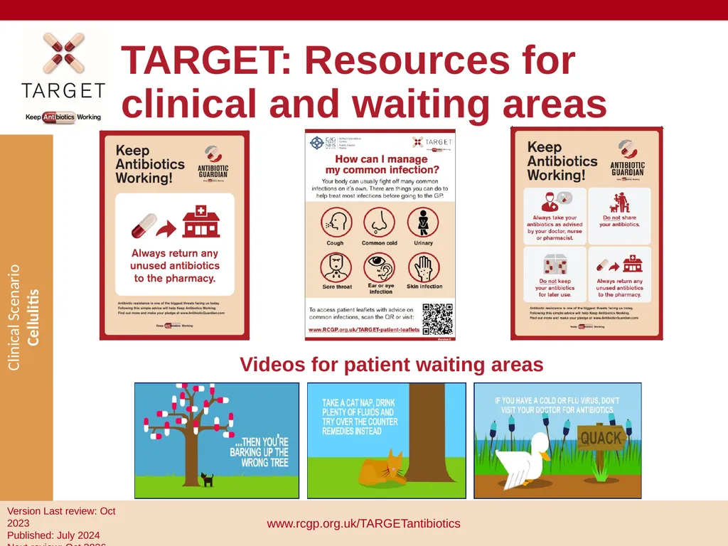Clinical Scenario: Cellulitis People with dark - slide 13 of 17