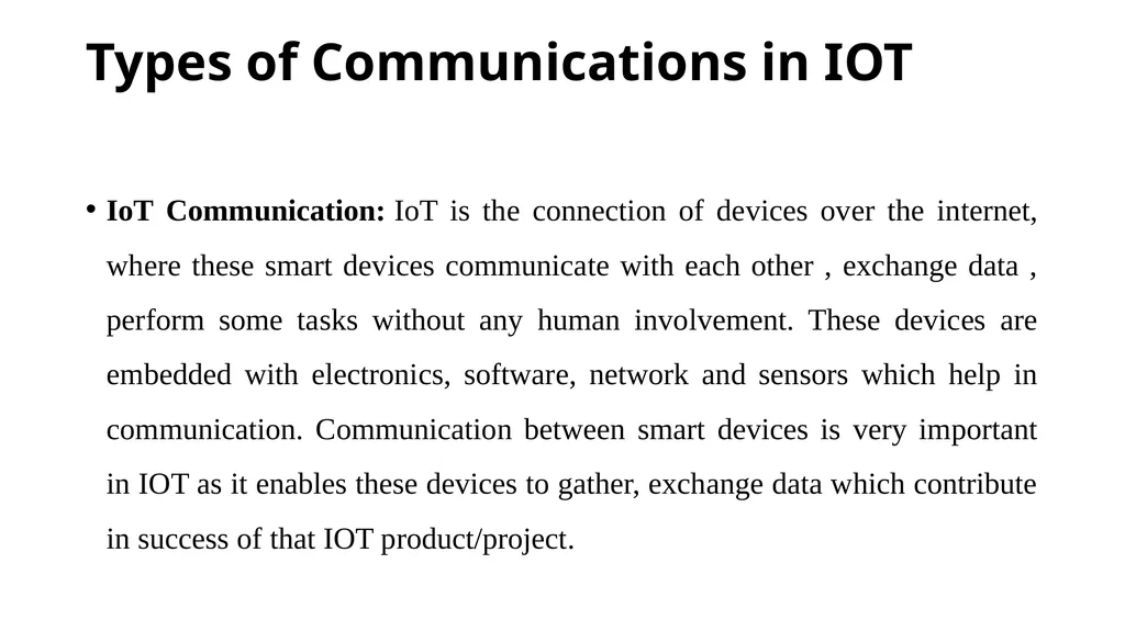 UNIT IV IOT TECHNOLOGIES, STANDARDS, TOOLS & M2M - slide 21 of 58
