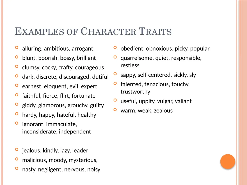 Identifying Archetypes and Characters in - slide 12 of 21