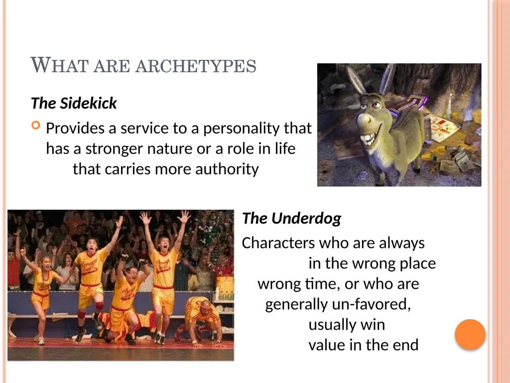 Identifying Archetypes and Characters in - slide 4 of 21