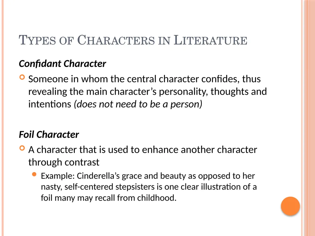 Identifying Archetypes and Characters in - slide 8 of 21
