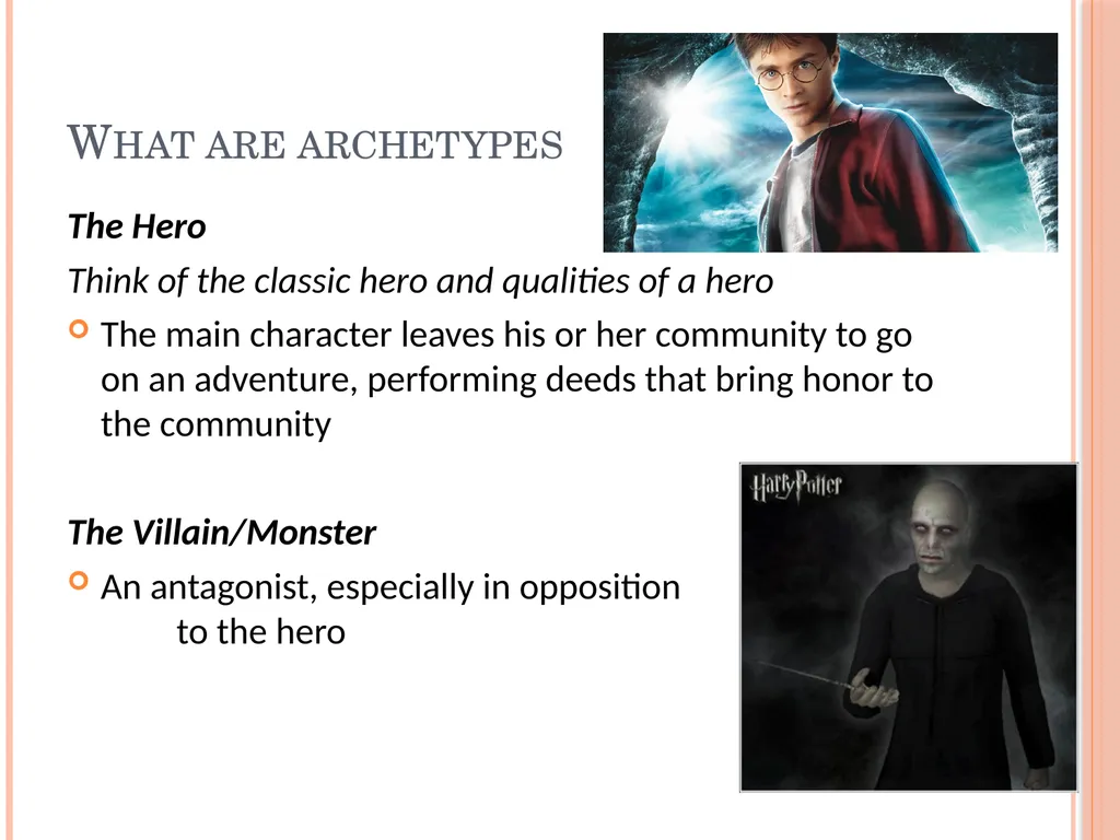 Identifying Archetypes and Characters in - slide 3 of 21